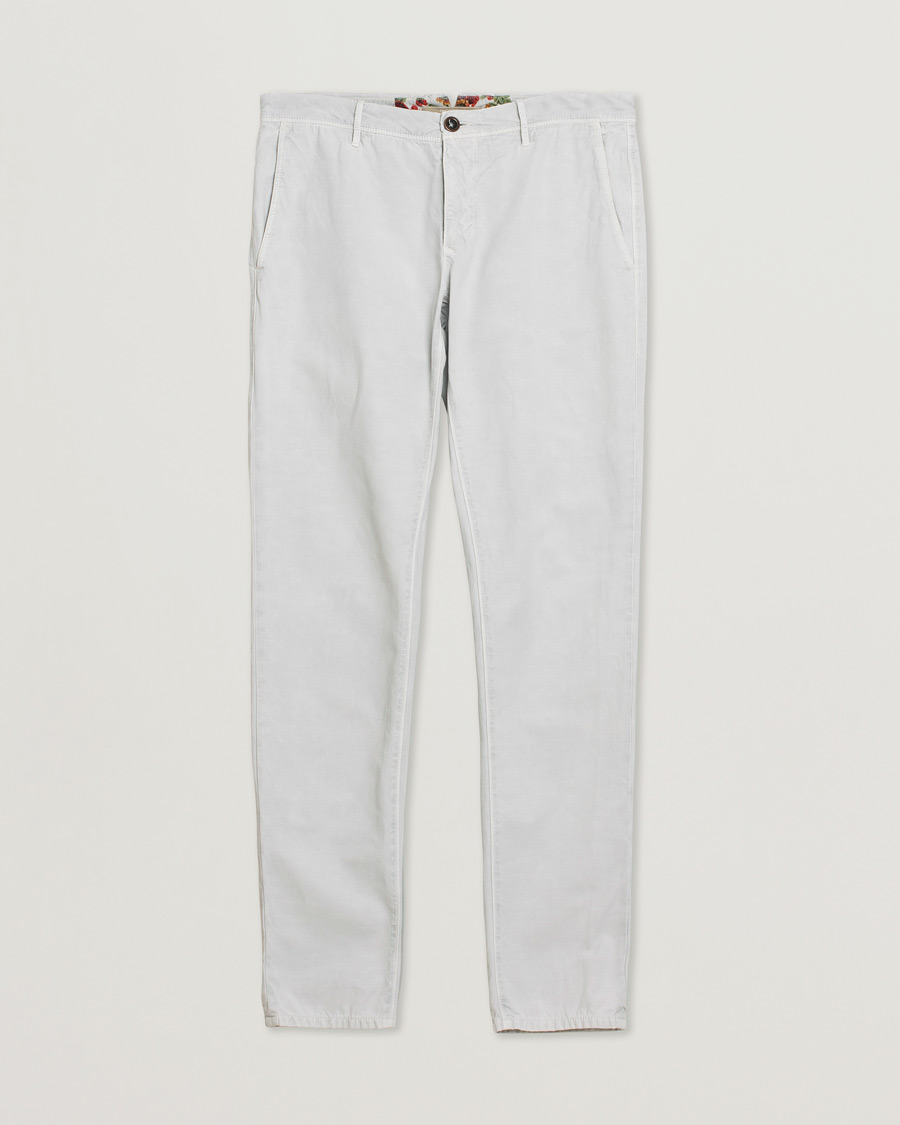 Herren | Pre-owned Hosen | Pre-owned | Incotex Slim Fit Stretch Slacks Light Grey W35