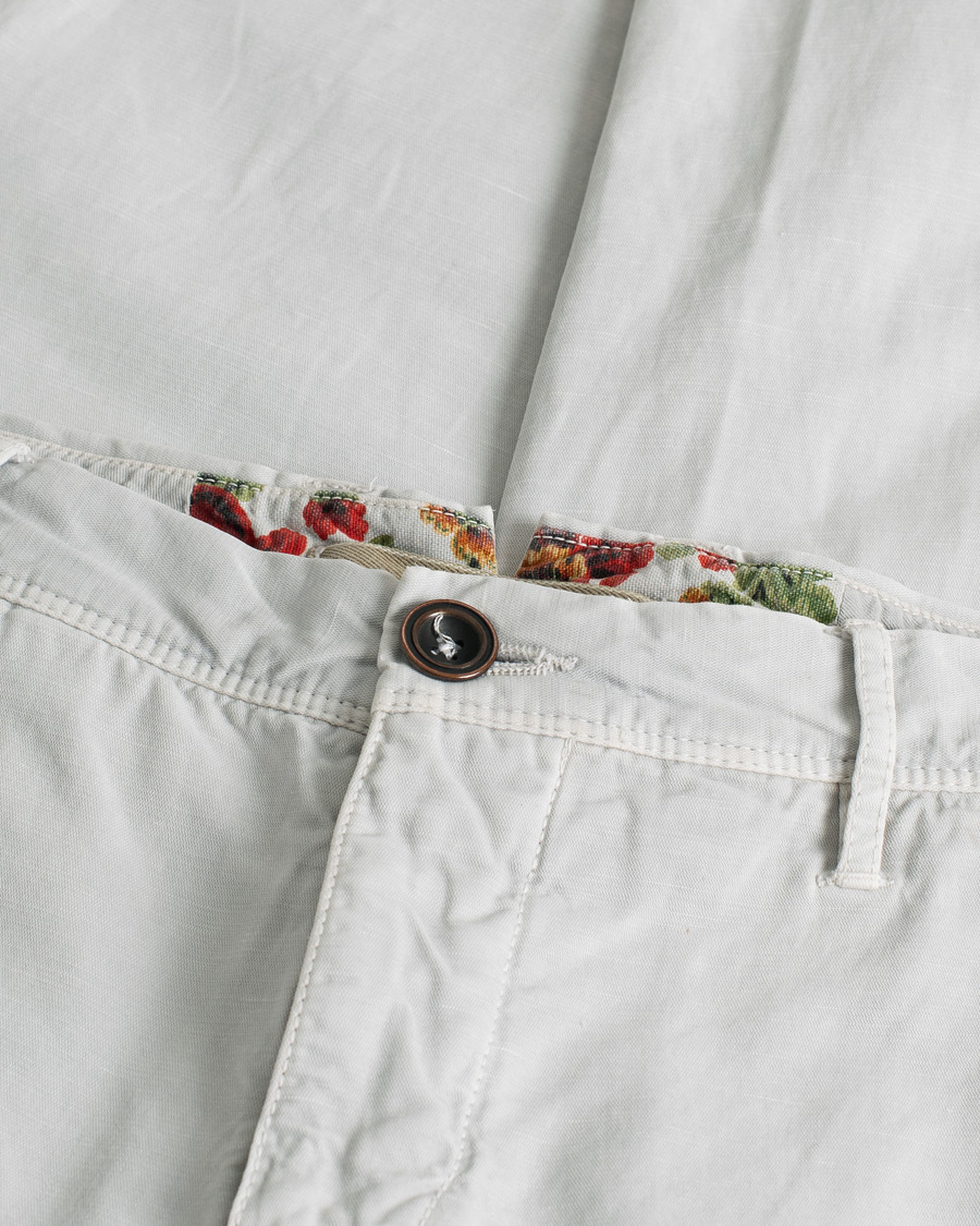 Herren | Pre-owned Hosen | Pre-owned | Incotex Slim Fit Stretch Slacks Light Grey W35