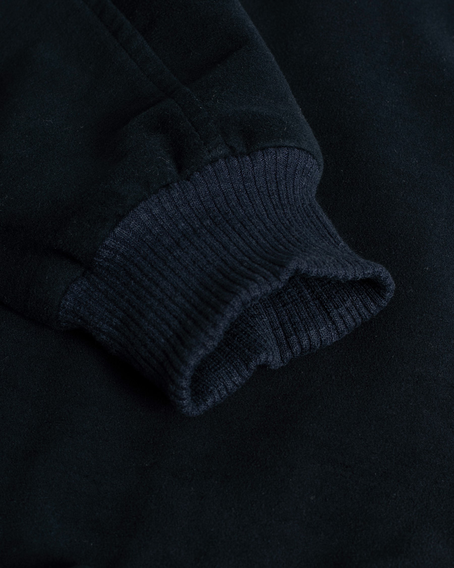 Herren | Jacken | Pre-owned | Private White V.C. Moleskin Bomber Jacket Midnight