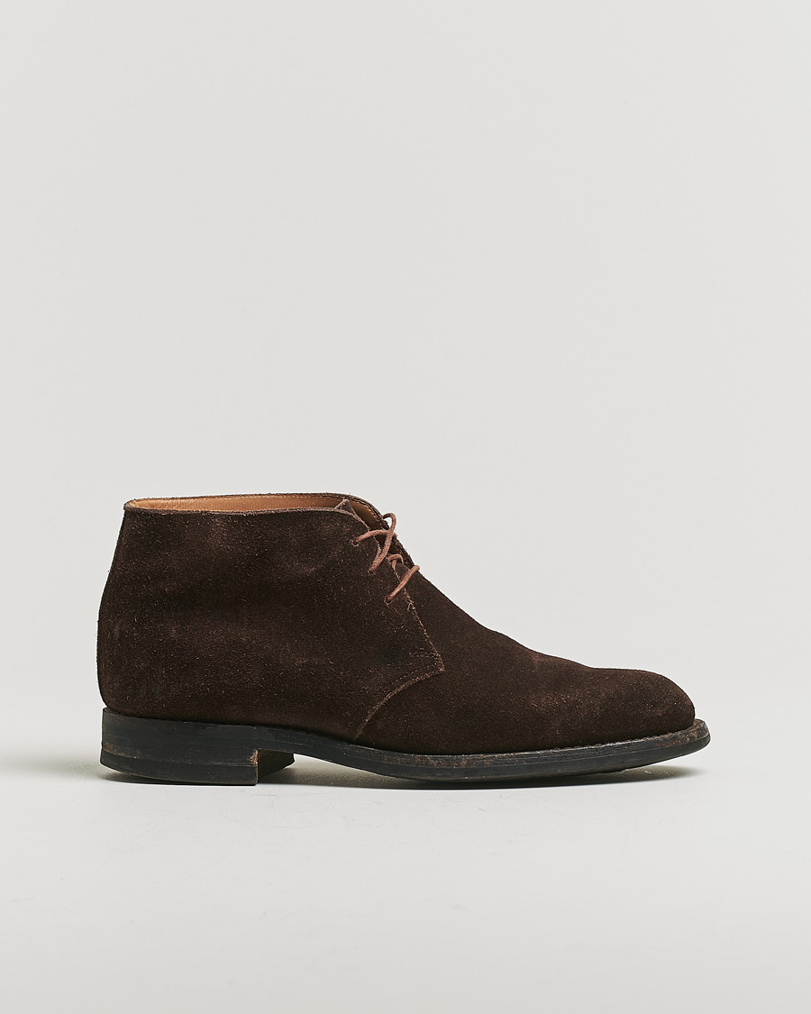 Herren | Crockett & Jones Chiltern Dainite Chukka Boot Brown Suede UK7,5 - EU41,5 | Pre-owned | Crockett & Jones Chiltern Dainite Chukka Boot Brown Suede UK7,5 - EU41,5