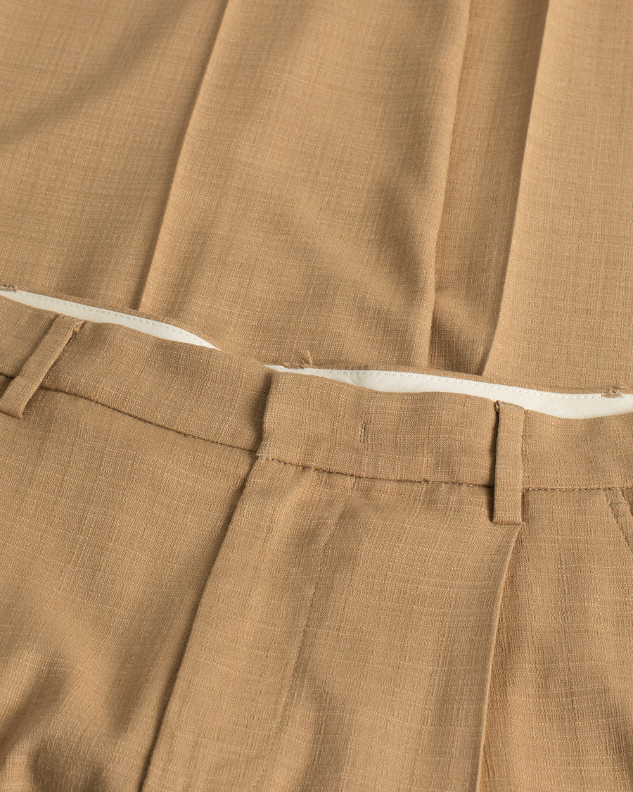 Herren | Hosen | Pre-owned | Barena Talon Pleated Trousers Khaki