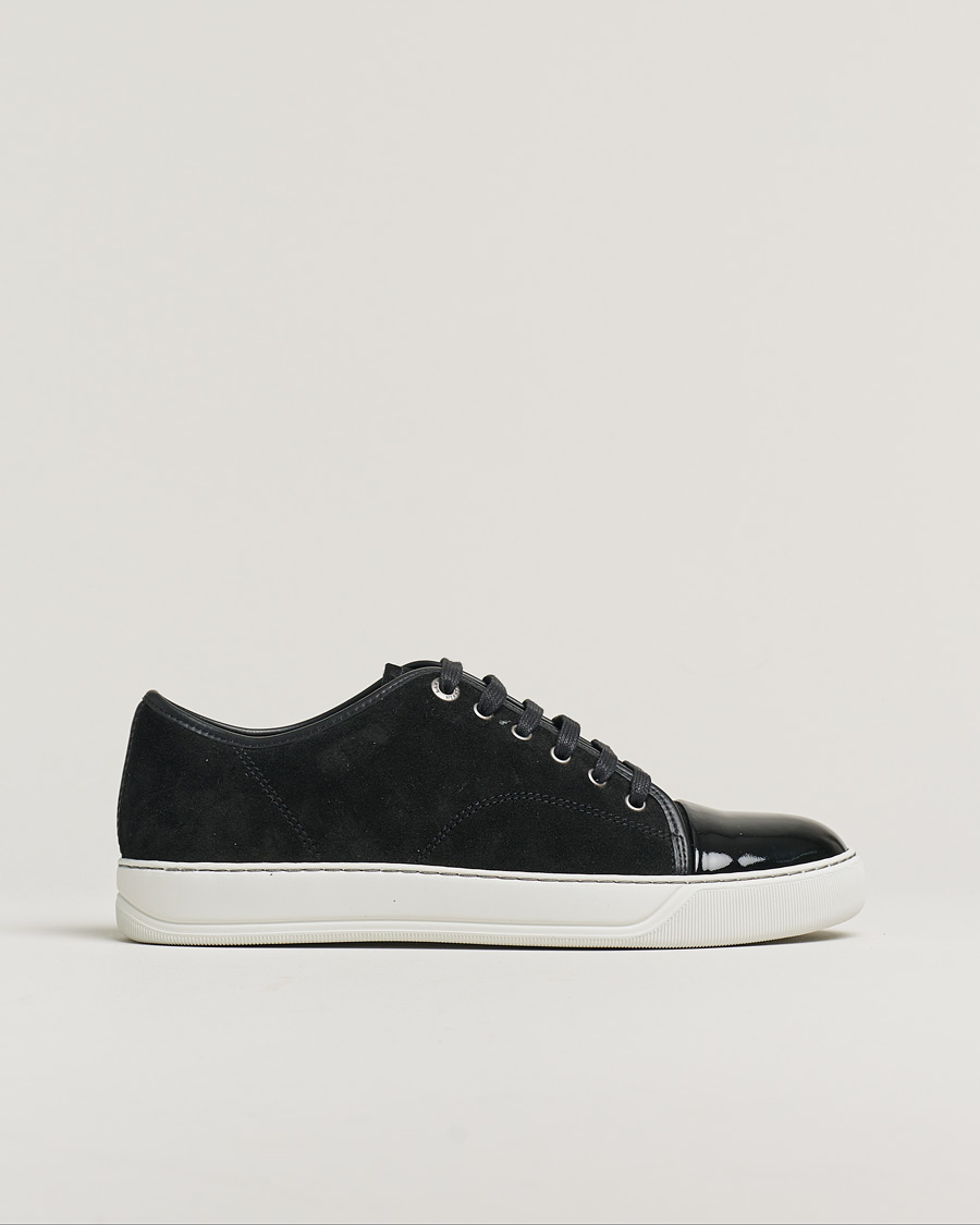 Herren | Lanvin DBB1 Patent Cap Toe Sneaker Black | Pre-owned | Lanvin DBB1 Patent Cap Toe Sneaker Black