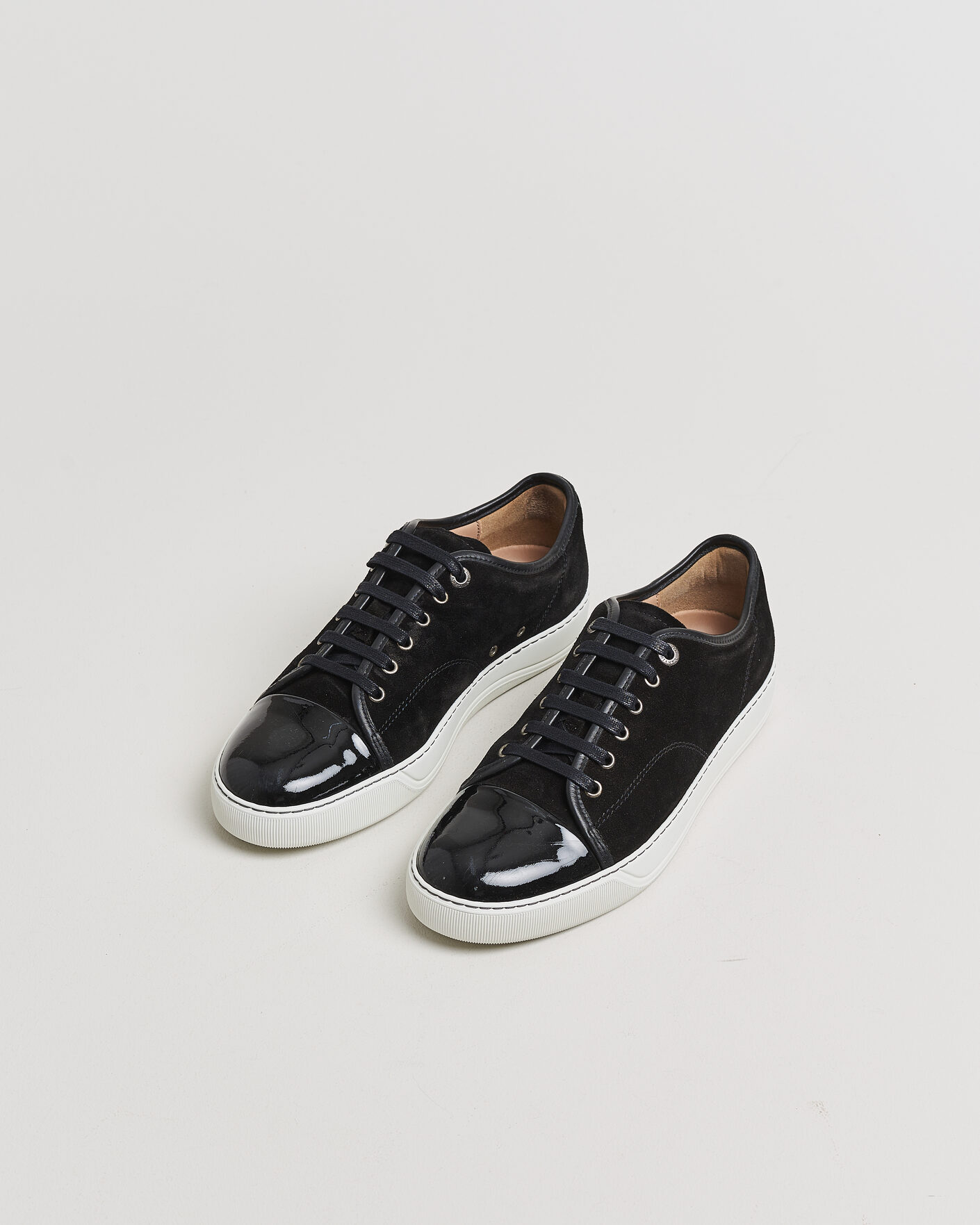 Herren | Pre-owned Schuhe | Pre-owned | LanvinDBB1 Patent Cap Toe SneakerBlackUK7 - EU41