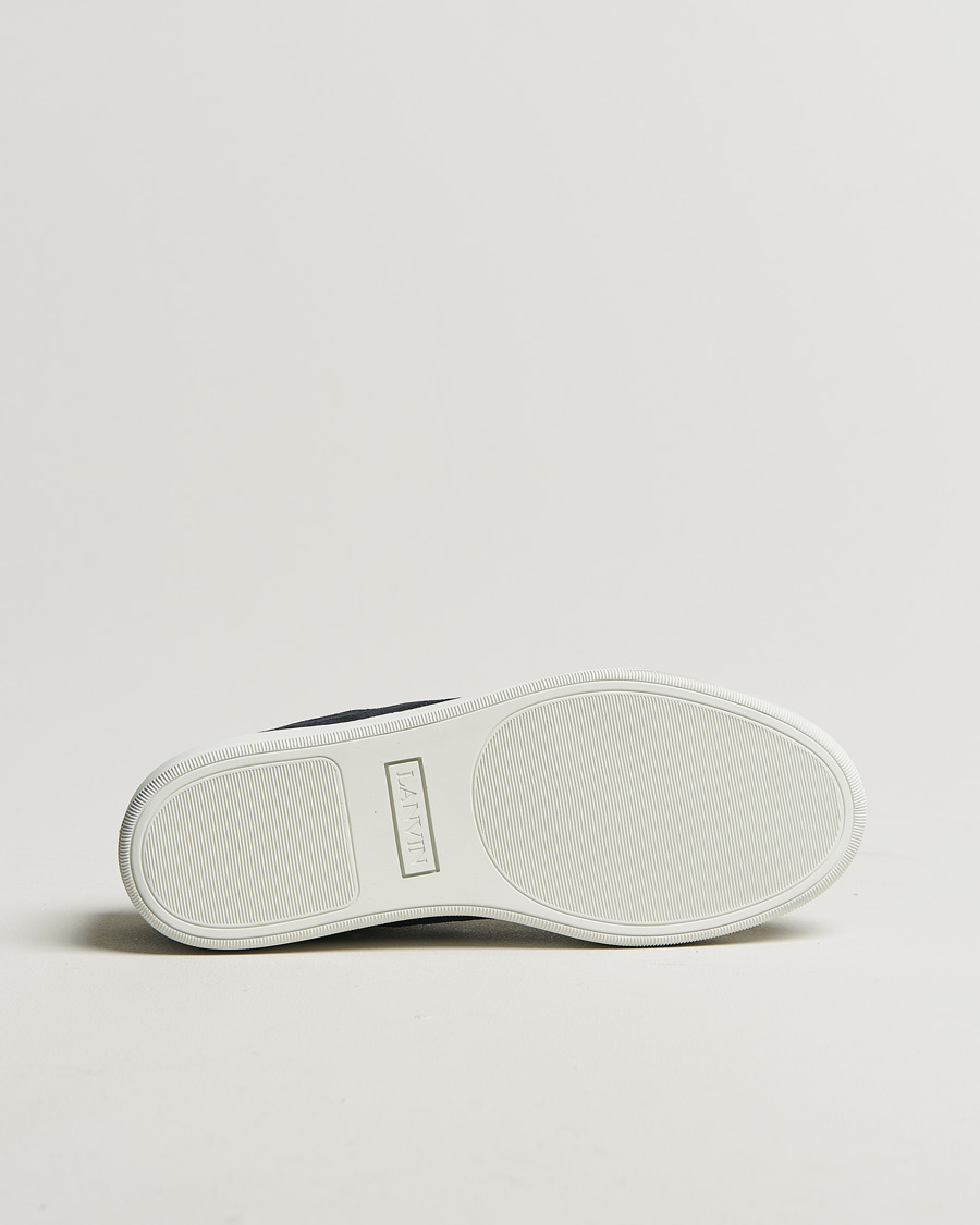 Herren | Lanvin Patent Cap Toe Sneaker Navy | Pre-owned | Lanvin Patent Cap Toe Sneaker Navy