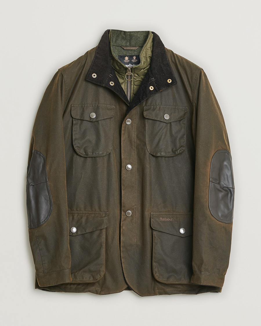 Herren | Jacken | Pre-owned | Barbour Lifestyle Ogston Waxed Jacket Olive