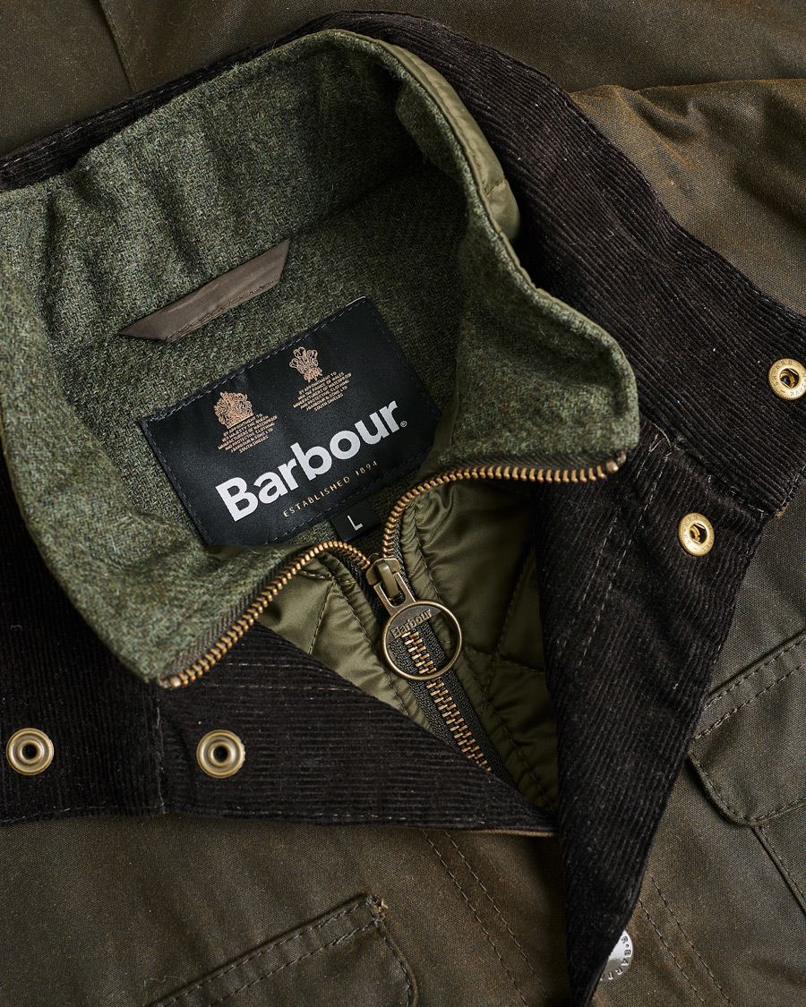 Herren | Jacken | Pre-owned | Barbour Lifestyle Ogston Waxed Jacket Olive