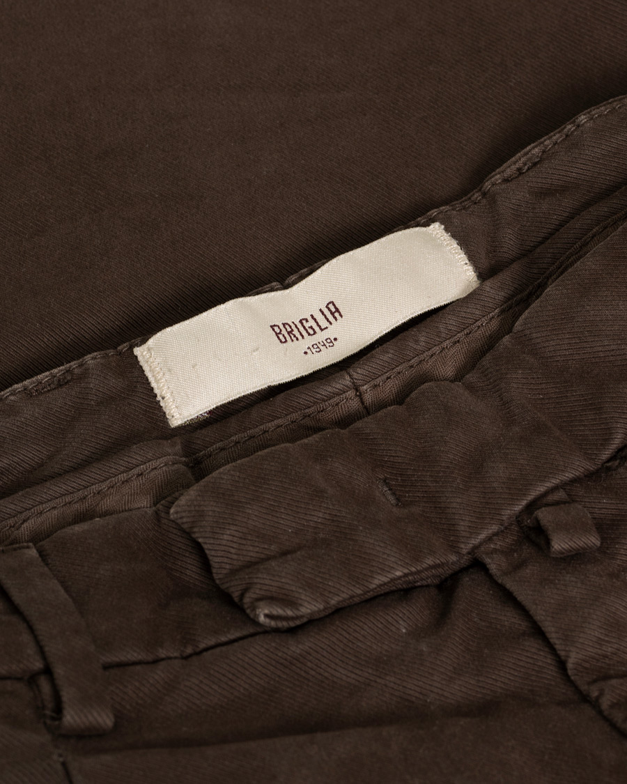 Herren | Hosen | Pre-owned | Briglia 1949 Brushed Cotton Cargo Trousers Brown 46