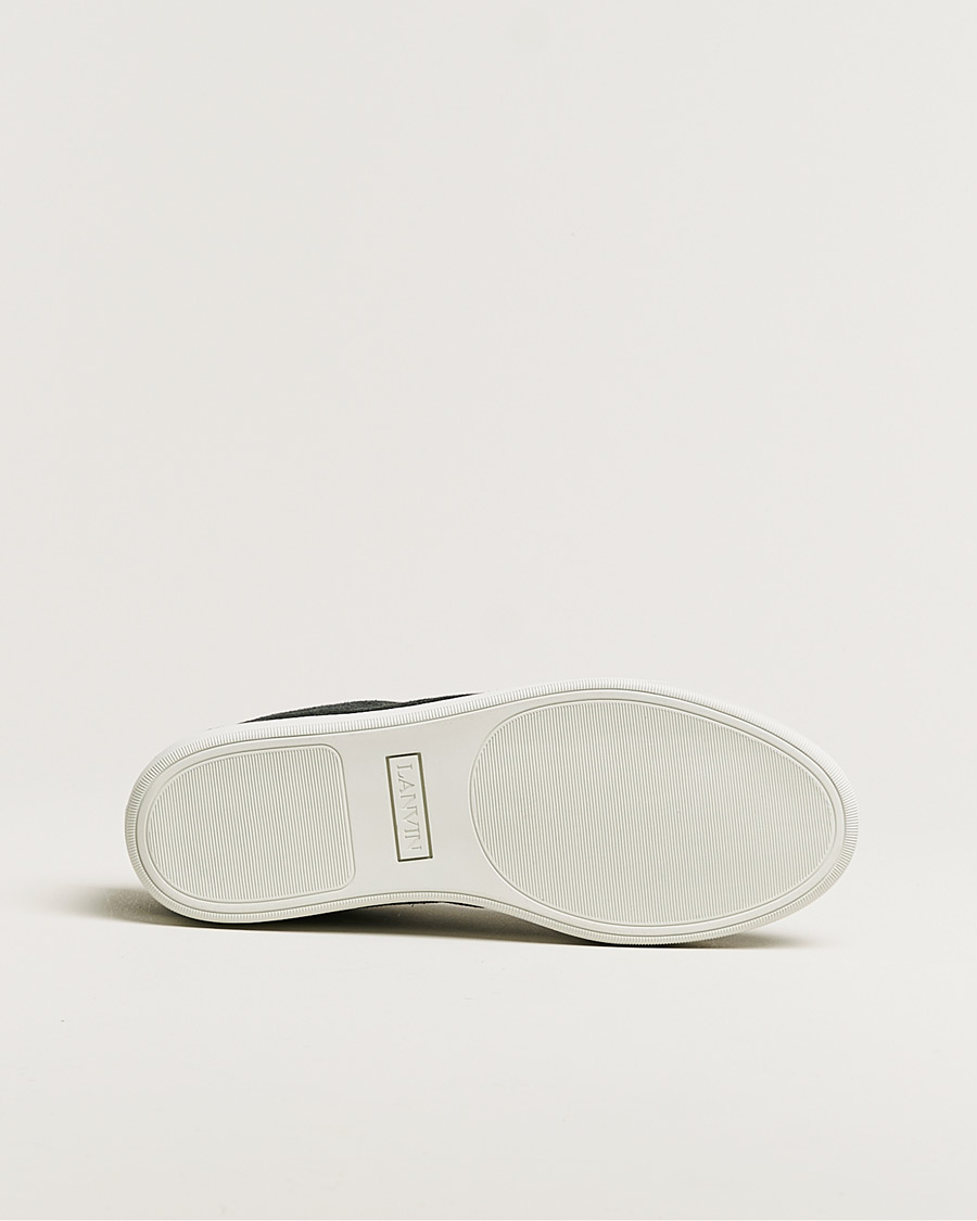 Herren | Lanvin Patent Cap Toe Sneaker Dark Grey | Pre-owned | Lanvin Patent Cap Toe Sneaker Dark Grey