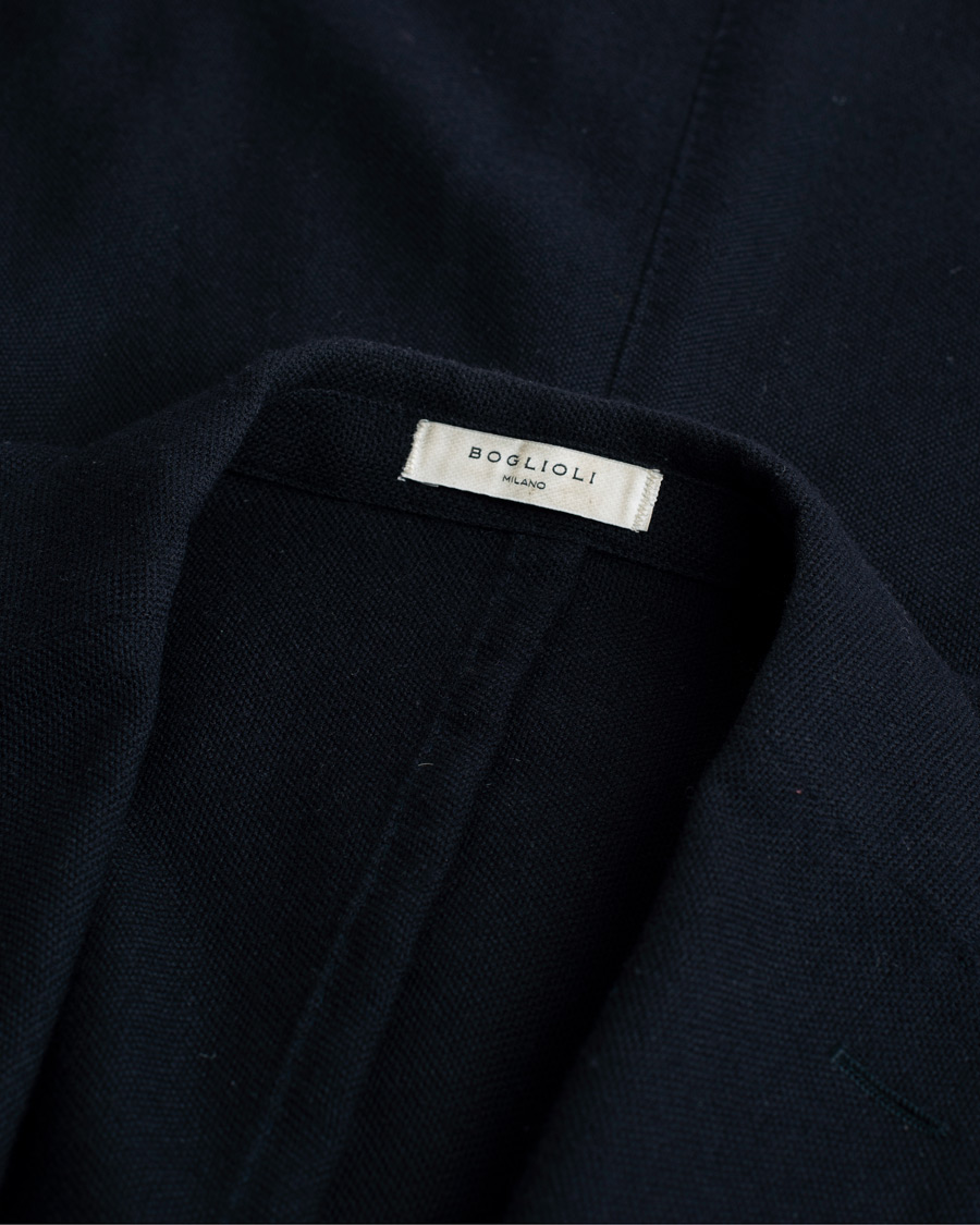 Herren | Sakkos | Pre-owned | Boglioli K Jacket Wool Hopsack Blazer Navy