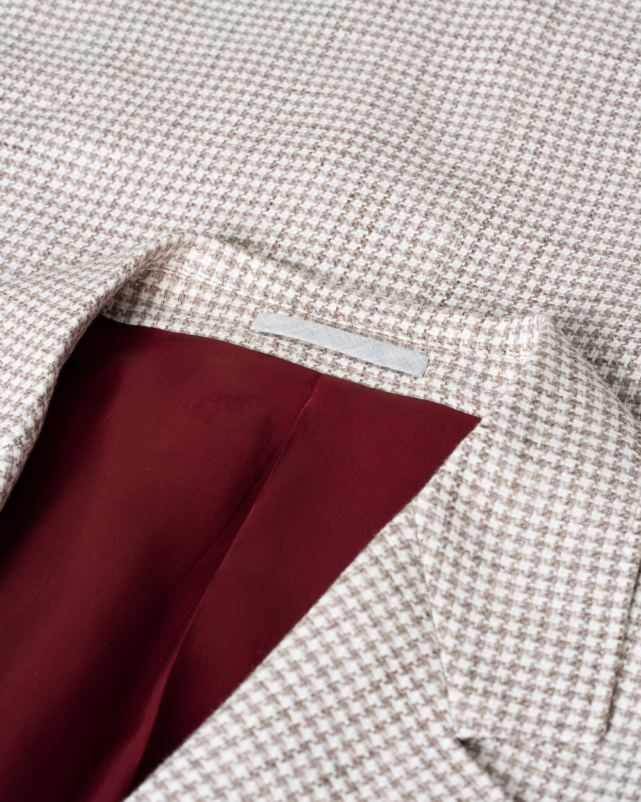 Herren | Sakkos | Pre-owned | Brunello Cucinelli Linen/Silk Patch Pocket Blazer Beige 52