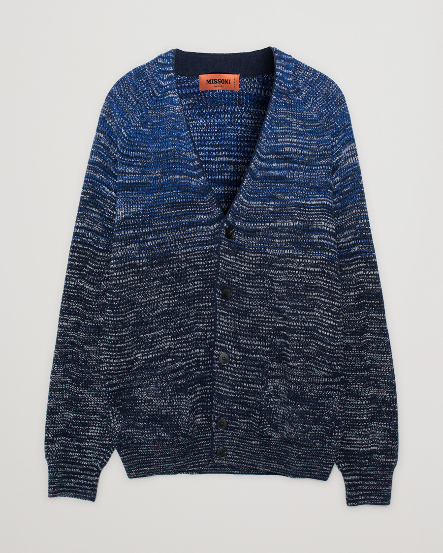 Herren | Pre-owned Pullover | Pre-owned | Missoni Degradé Cardigan Navy