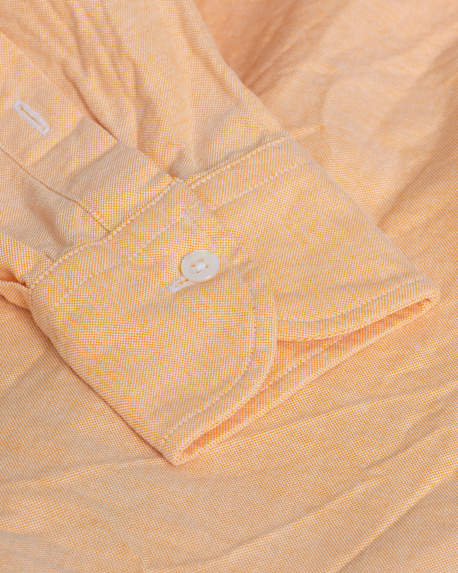 Herren | Hemden | Pre-owned | Drake's Button Down Oxford Shirt Orange 42 - L