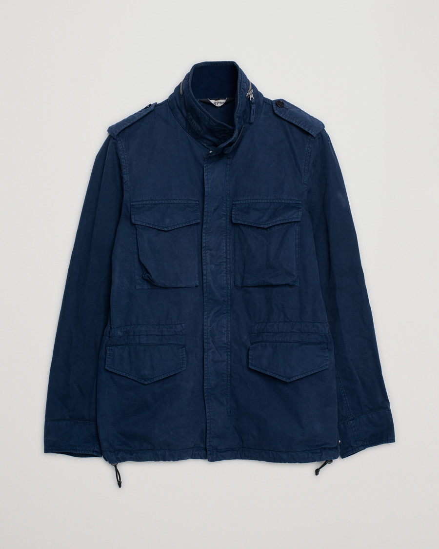 Herren | Jacken | Pre-owned | Aspesi Cotton Field Jacket Navy S