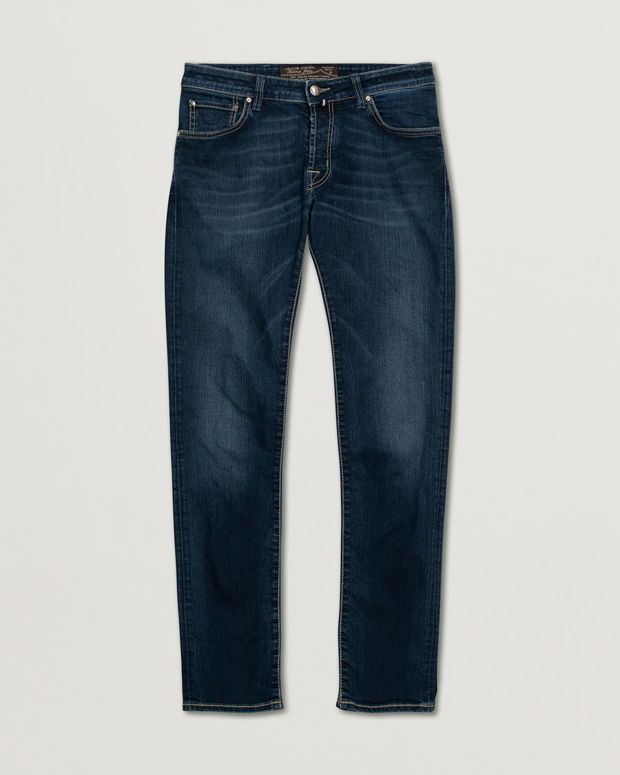 Herren | Jeans | Pre-owned | Jacob Cohën Nick 622 Slim Fit Stretch Jeans Medium Blue W33