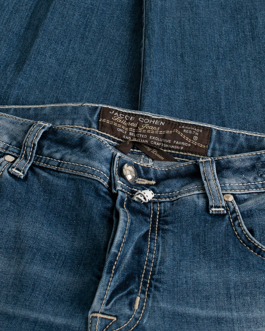 Herren | Jeans | Pre-owned | Jacob Cohën Nick 622 Slim Fit Stretch Jeans Blue W33