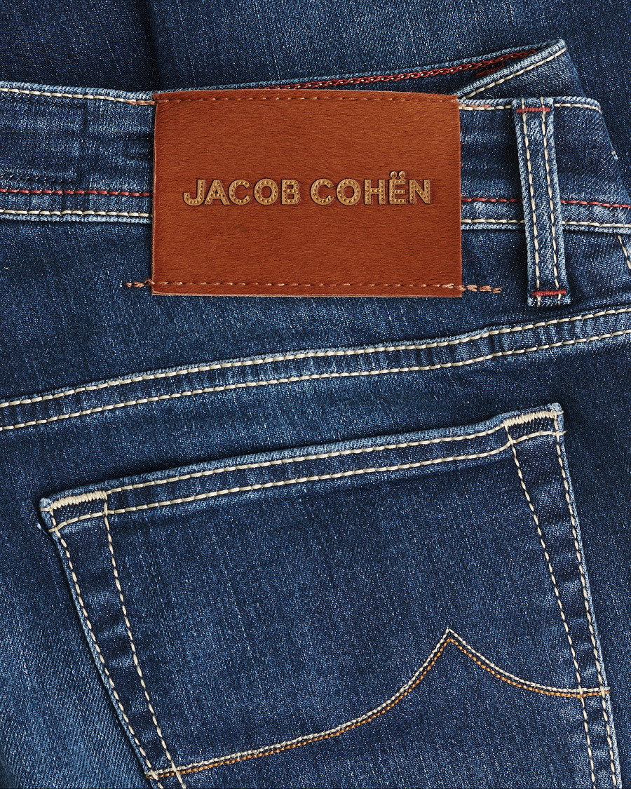 Herren | Pre-owned Jeans | Pre-owned | Jacob Cohën Bard 688 Slim Fit Stretch Jeans Medium Dark W34