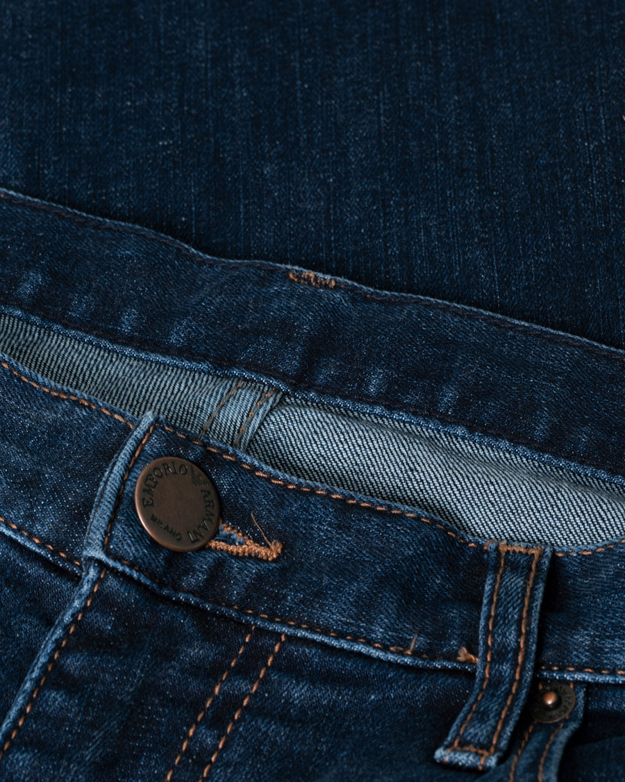 Herren | Jeans | Pre-owned | Emporio Armani Regular Fit Jeans Dark Blue W34L32