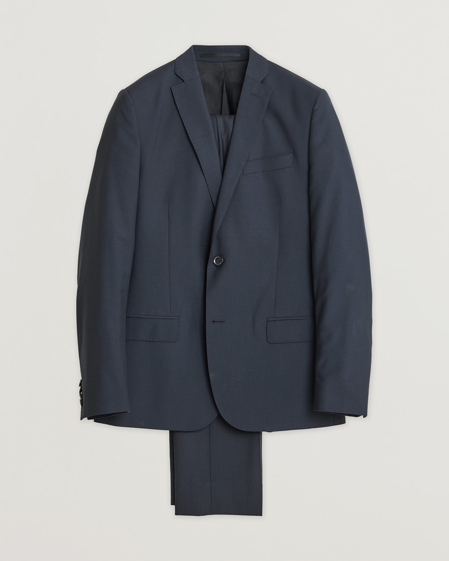 Herren | Pre-owned Sakkos | Pre-owned | J.Lindeberg Hopper Dressed Wool Suit Navy 50
