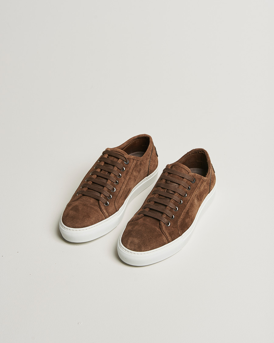 Herren | Brioni Casetta Suede Sneakers Brown | Pre-owned | Brioni Casetta Suede Sneakers Brown