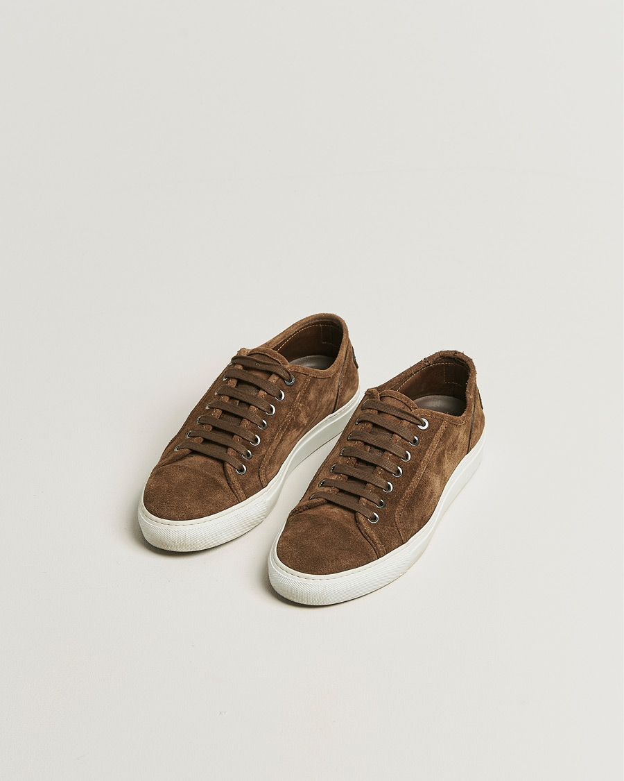 Herren | Brioni Casetta Suede Sneakers Brown | Pre-owned | Brioni Casetta Suede Sneakers Brown