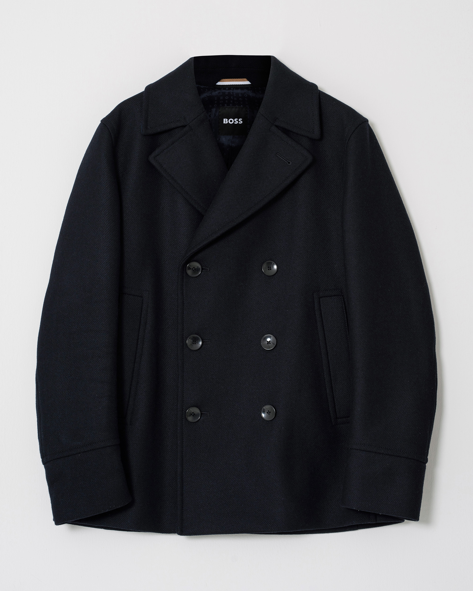 Herren | Jacken | Pre-owned | BOSS Hyde Peacoat Dark Blue 46