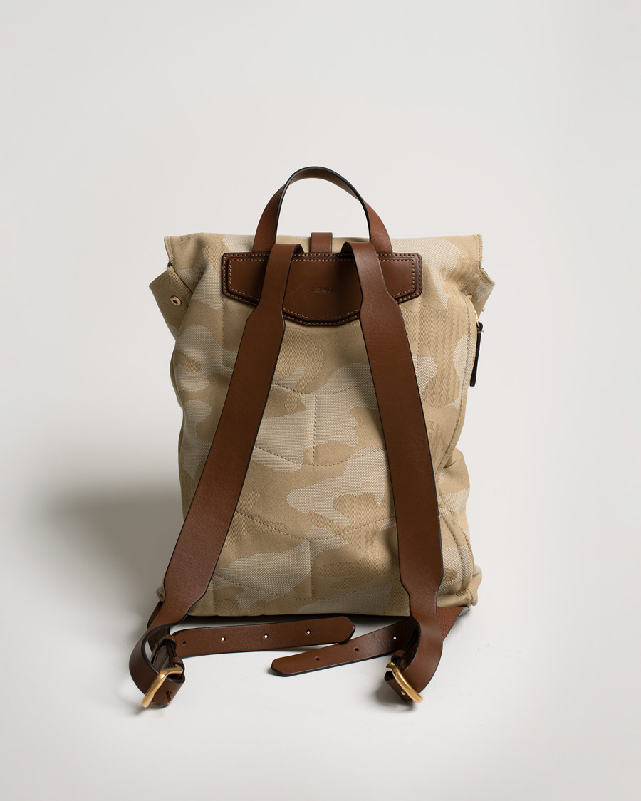 Herren | Mismo M/S Rucksack  Shades off Dune/Cuoio | Pre-owned | Mismo M/S Rucksack  Shades off Dune/Cuoio