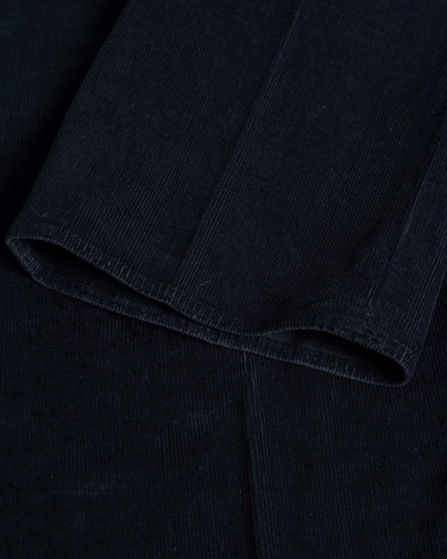 Herren | Hosen | Pre-owned | Incotex Slim Fit Soft Corduroy Trousers Navy