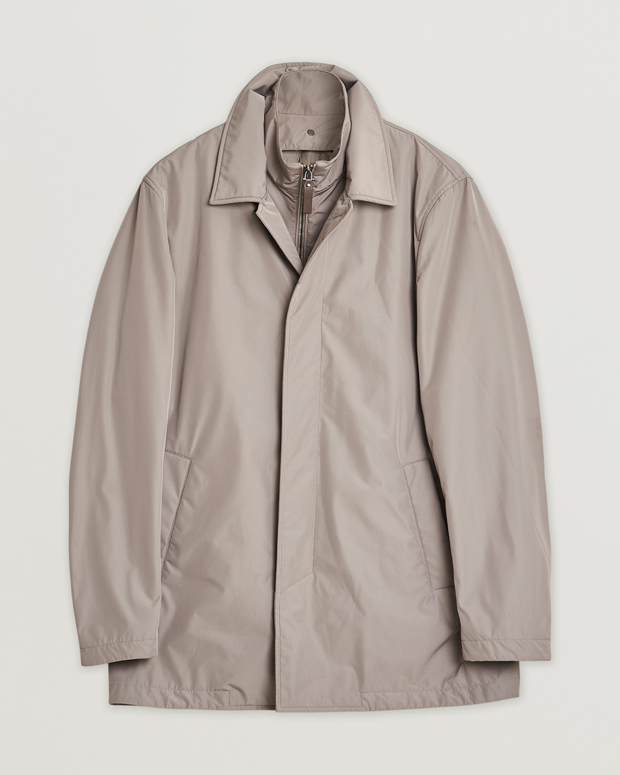 Herren | Pre-owned Jacken | Pre-owned | Canali Rain Protection Car Coat Sand 48