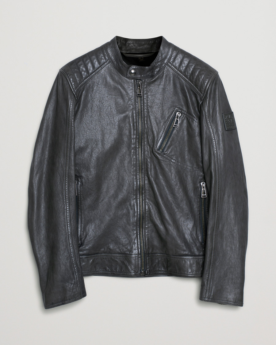 Herren | Jacken | Pre-owned | Belstaff V Racer 2.0 Leather Jacket Dark Grey