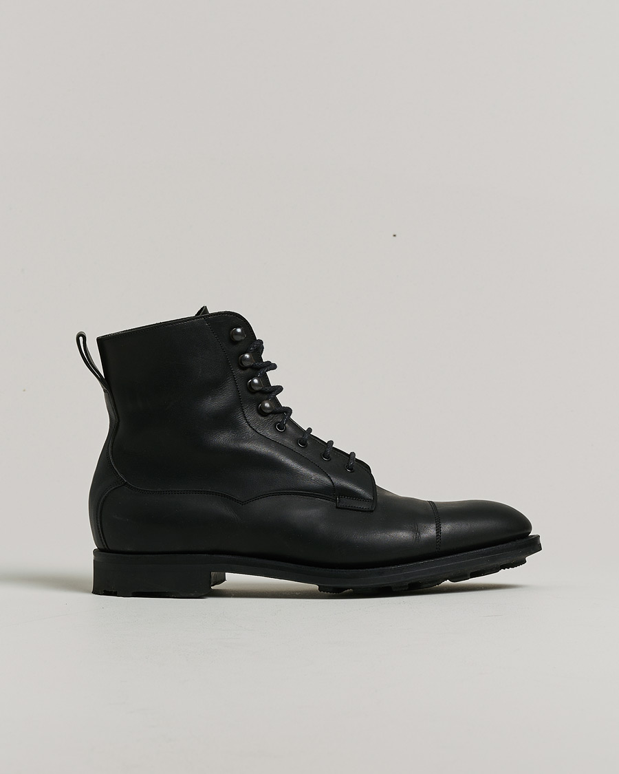 Herren | Edward Green Galway Ridgeway Boot Black Delapré | Pre-owned | Edward Green Galway Ridgeway Boot Black Delapré