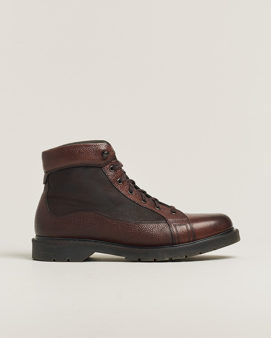 Herren | Design Loake Trimble Heat Sealed Monkey Boot Dark Brown | Pre-owned | Design Loake Trimble Heat Sealed Monkey Boot Dark Brown