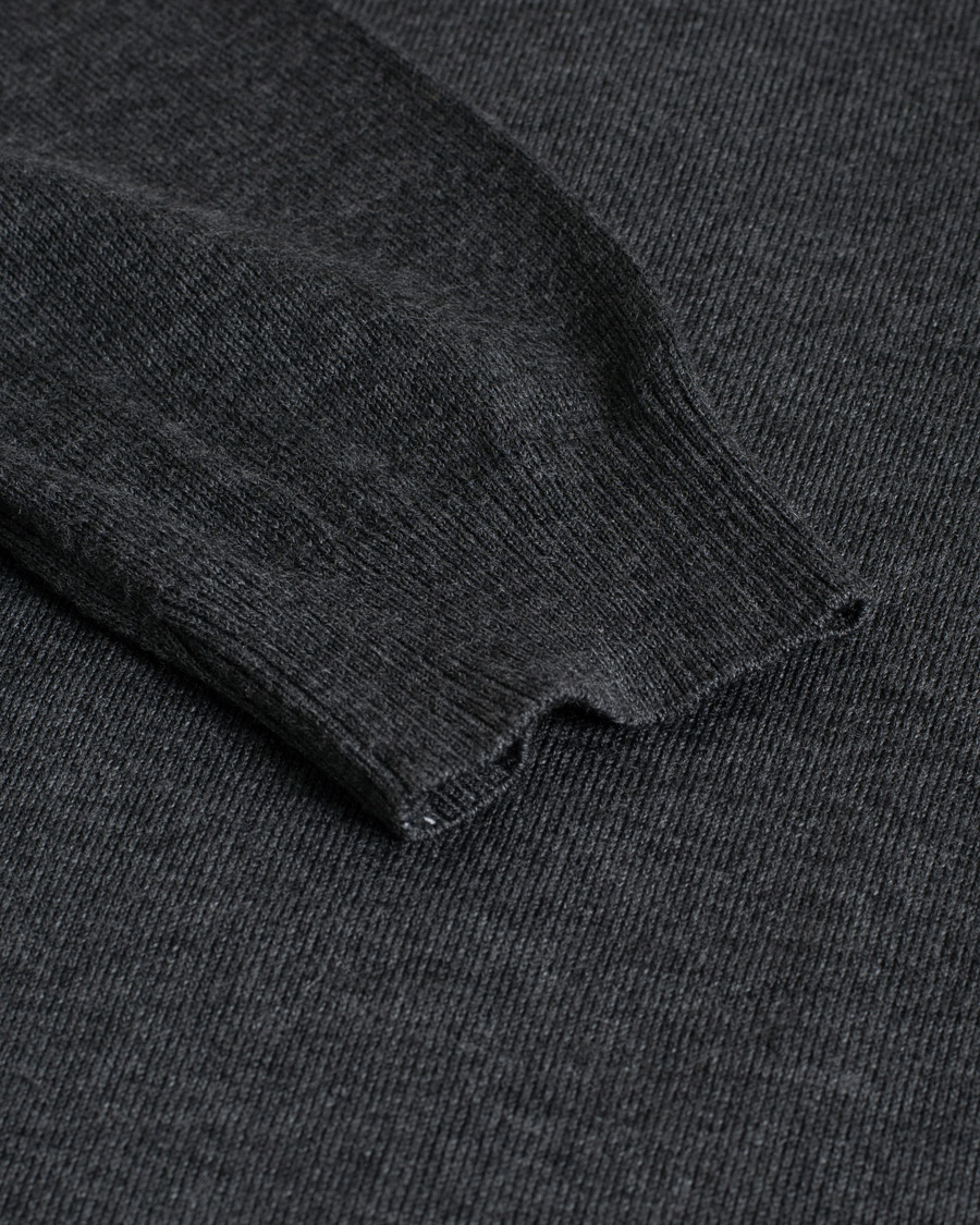 Herren | Pullover | Pre-owned | Stenströms Merino Full Zip Charcoal Grey