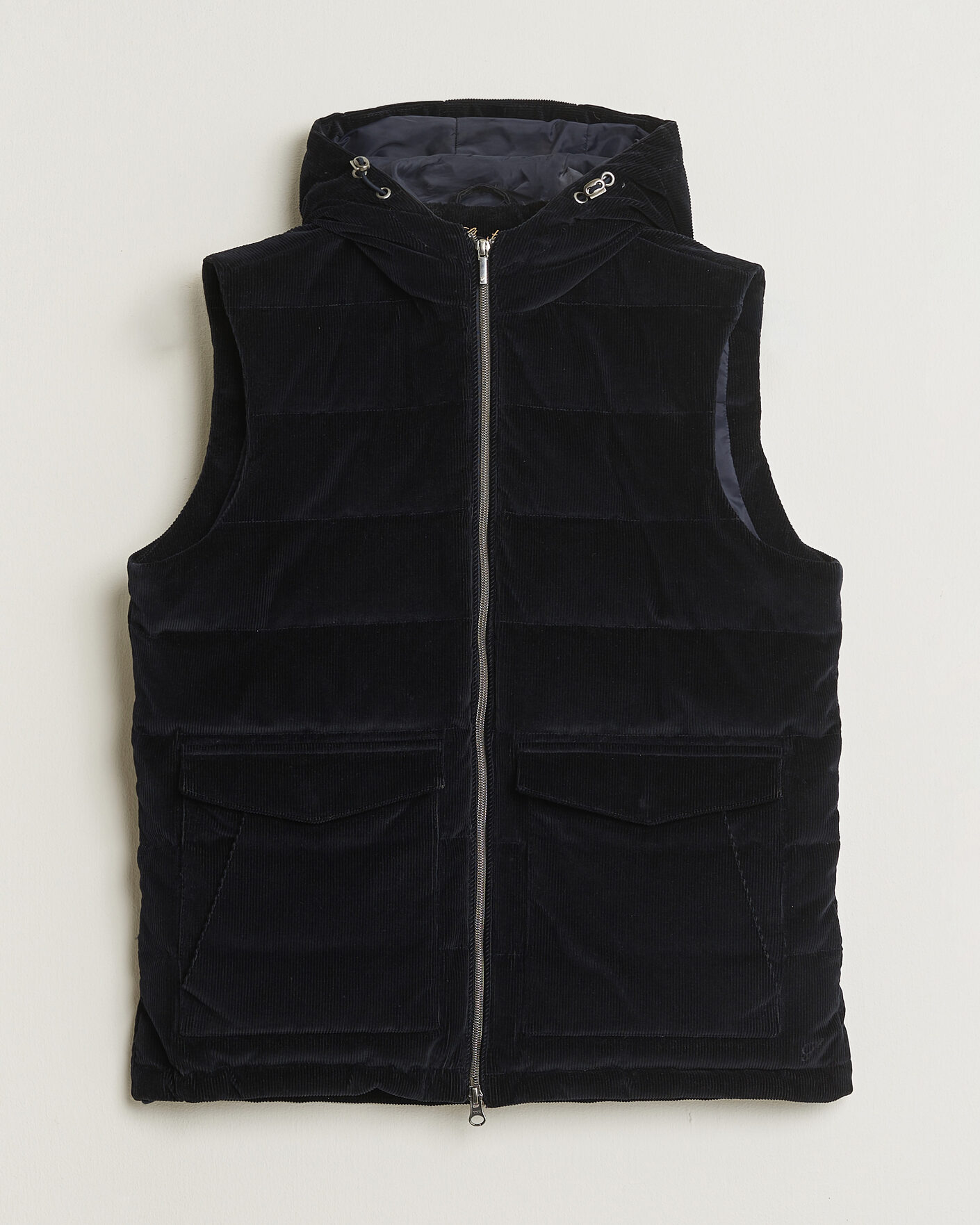 Herren | Pre-owned Jacken | Pre-owned | Stenströms Hooded Corduroy Vest Navy M