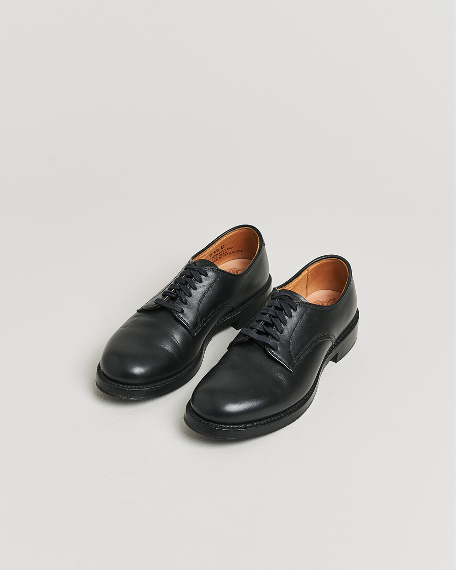 Herren | John Lofgren Bootmaker USN Low Quarter Derby Black Calf US7,5 - EU40,5 | Pre-owned | John Lofgren Bootmaker USN Low Quarter Derby Black Calf US7,5 - EU40,5