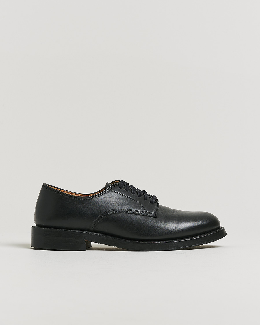 Herren | John Lofgren Bootmaker USN Low Quarter Derby Black Calf US7,5 - EU40,5 | Pre-owned | John Lofgren Bootmaker USN Low Quarter Derby Black Calf US7,5 - EU40,5