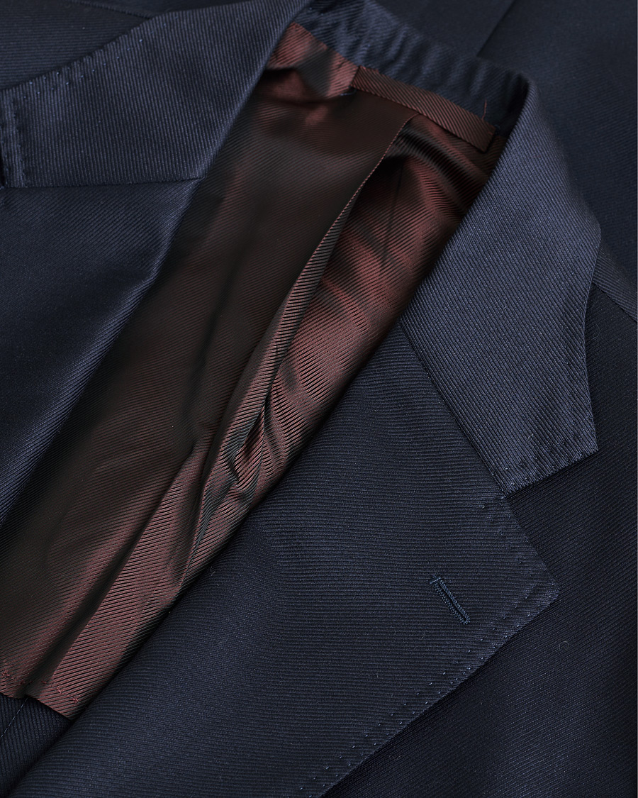 Herren | Pre-owned Sakkos | Pre-owned | De Petrillo Mohair Blend Blazer Navy 52