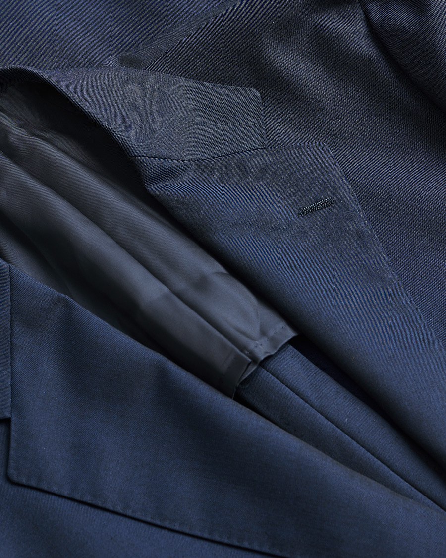 Herren | Ring Jacket Mohair Blend Suit Navy 52 | Pre-owned | Ring Jacket Mohair Blend Suit Navy 52