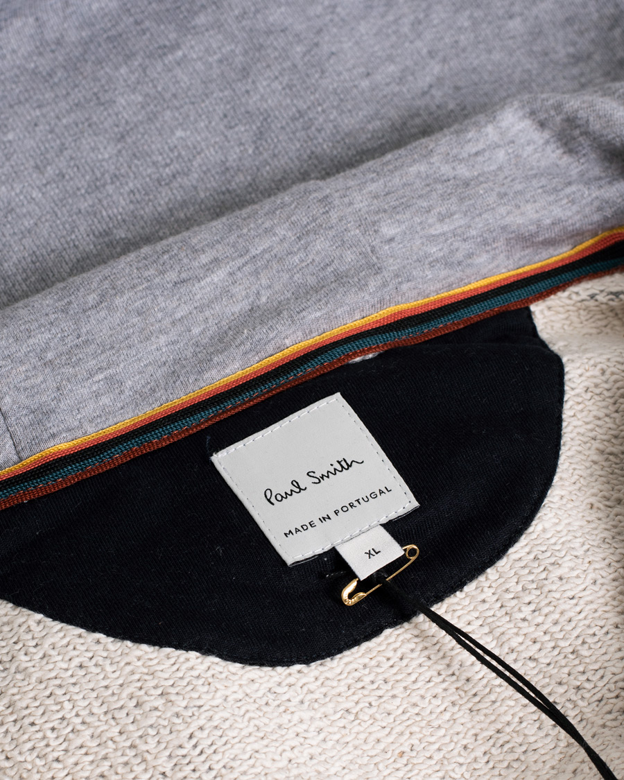 Herren | Pullover | Pre-owned | Paul Smith Hooded Zip Sweatshirt Grey