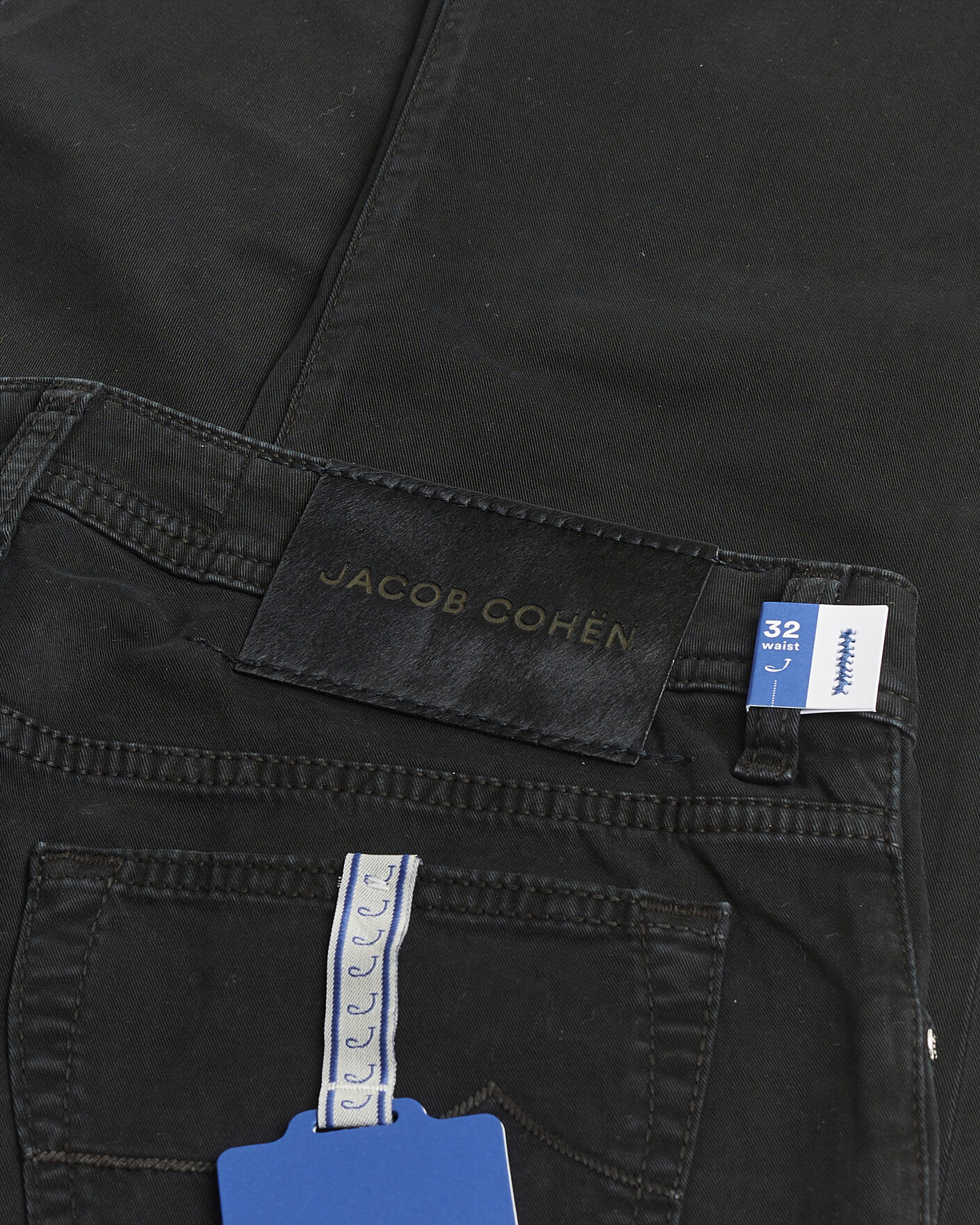 Herren | Pre-owned Jeans | Pre-owned | Jacob Cohën Bard 5-Pocket Cotton Trousers Black W32