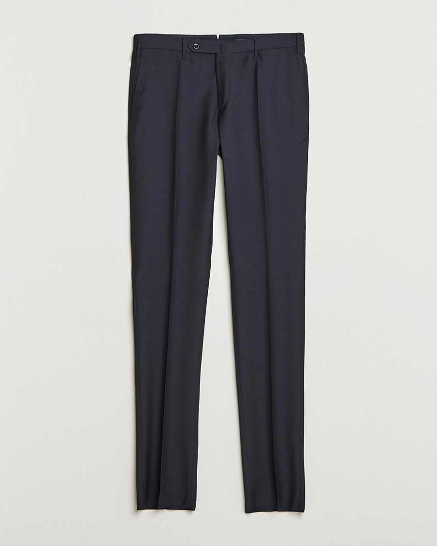 Herren | Pre-owned Hosen | Pre-owned | Incotex Slim Fit Tropical Wool Trousers Navy 48
