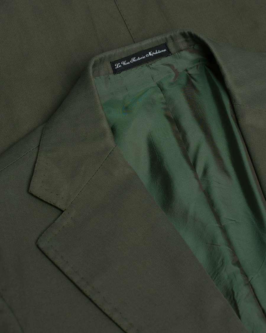 Herren | Pre-owned Anzüge | Pre-owned | Orazio Luciano Cotton Suit Green 50