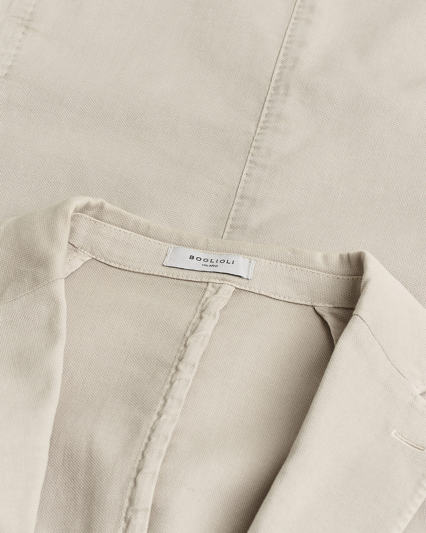 Herren | Pre-owned Sakkos | Pre-owned | Boglioli K Jacket Cotton Stretch Blazer Light Beige 52