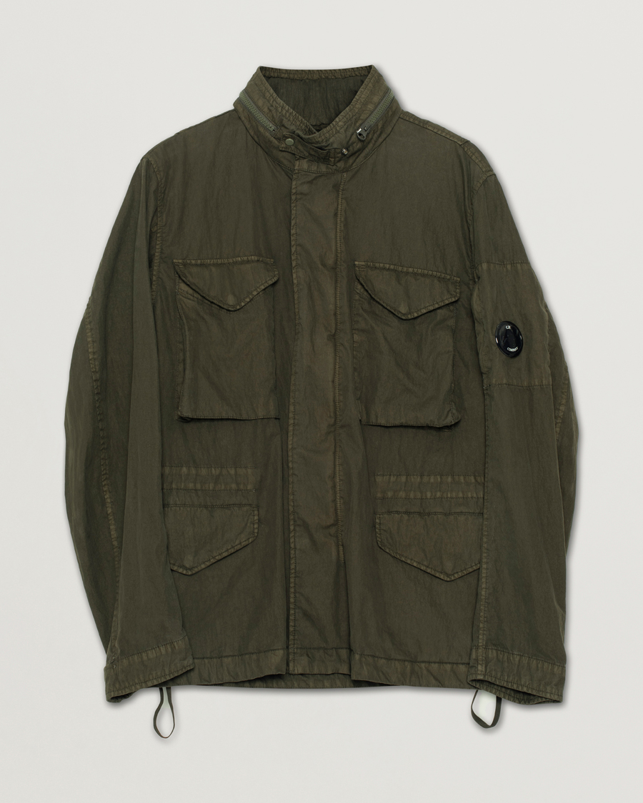 Herren | Jacken | Pre-owned | C.P. Company 50 Fili GUM Cotton Field Jacket Olive