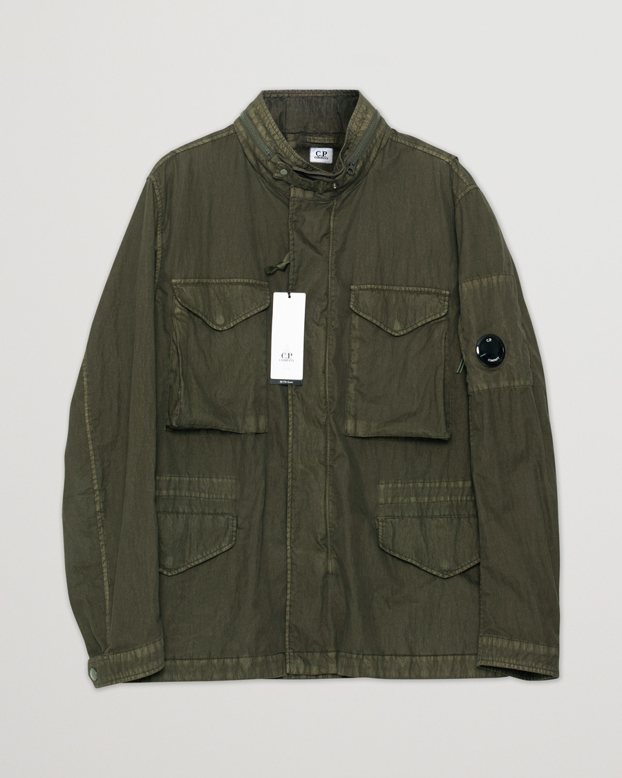Herren | Jacken | Pre-owned | C.P. Company 50 Fili GUM Cotton Field Jacket Olive