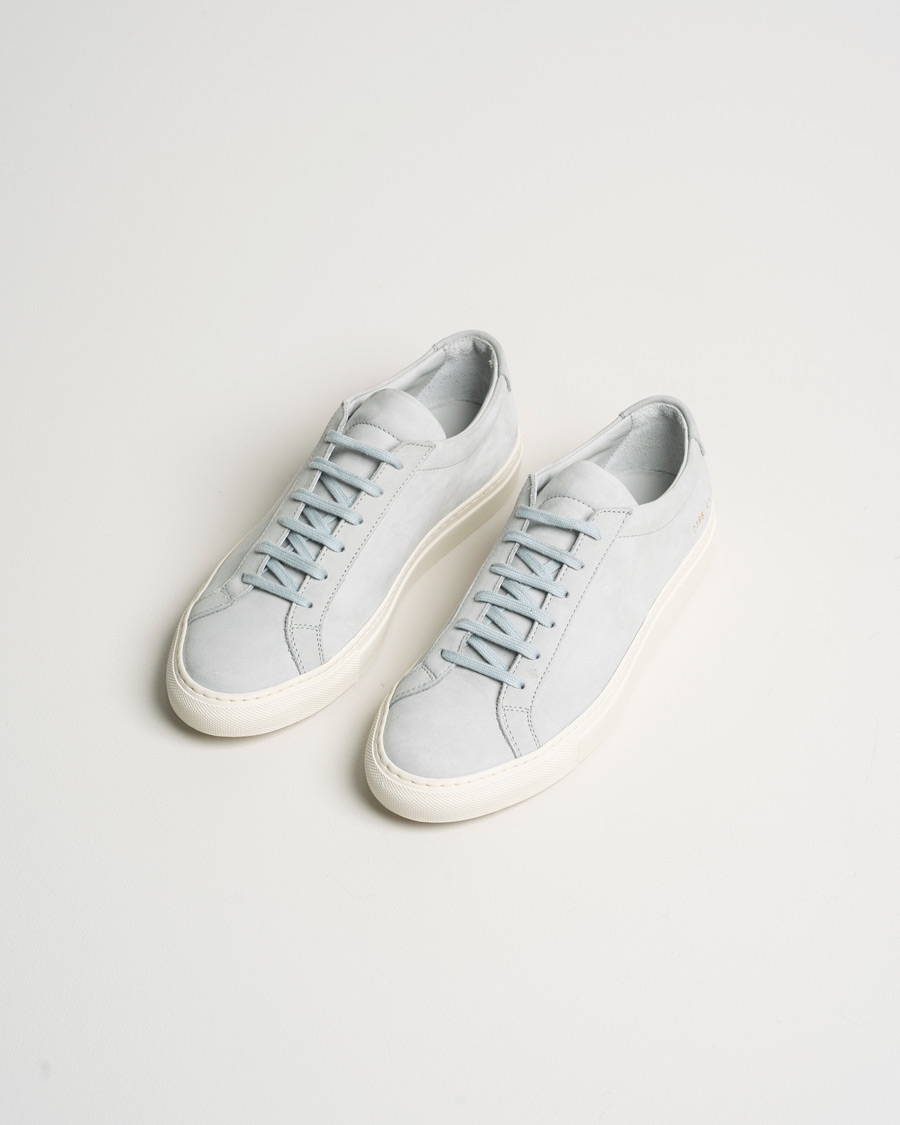 Herren | Common Projects Original Achilles Nubuck Sneaker Grey | Pre-owned | Common Projects Original Achilles Nubuck Sneaker Grey