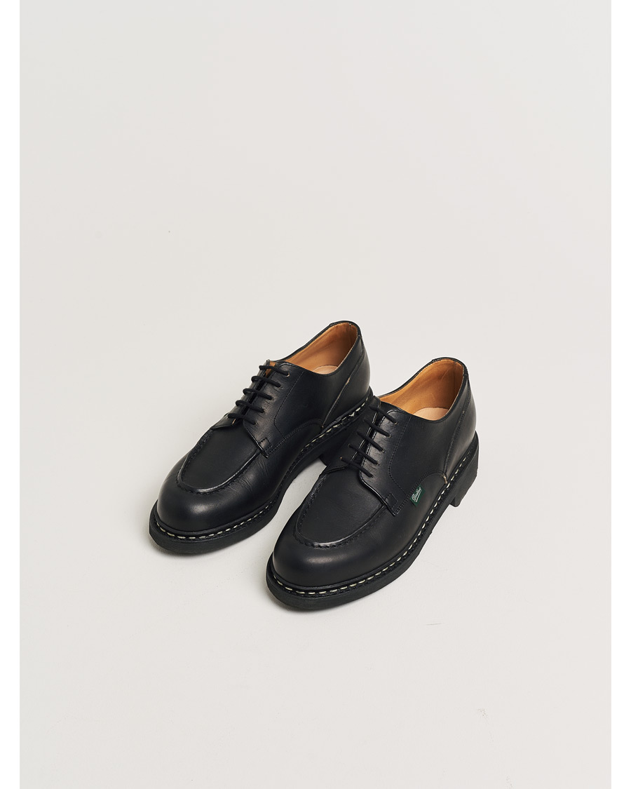Herren | Pre-owned Rahmengenähte Schuhe | Pre-owned | Paraboot Chambord Derby Black UK7,5 - EU41,5