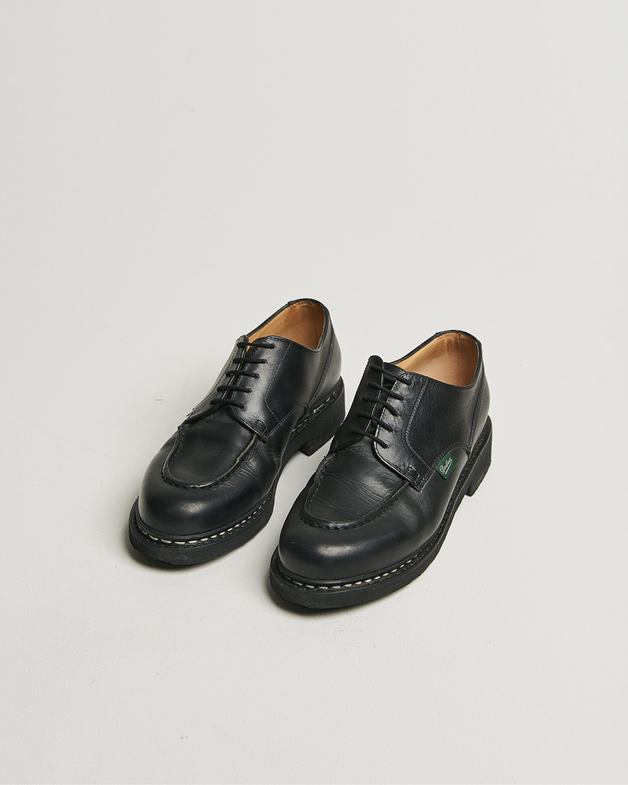 Herren | Paraboot Chambord Derby Black | Pre-owned | Paraboot Chambord Derby Black