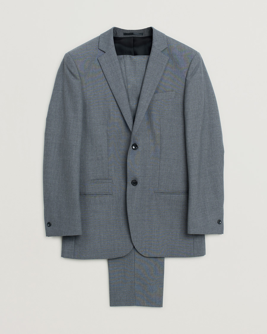 Herren | Sakkos | Pre-owned | Filippa K Rick/Liam Cool Wool Suit Grey 48