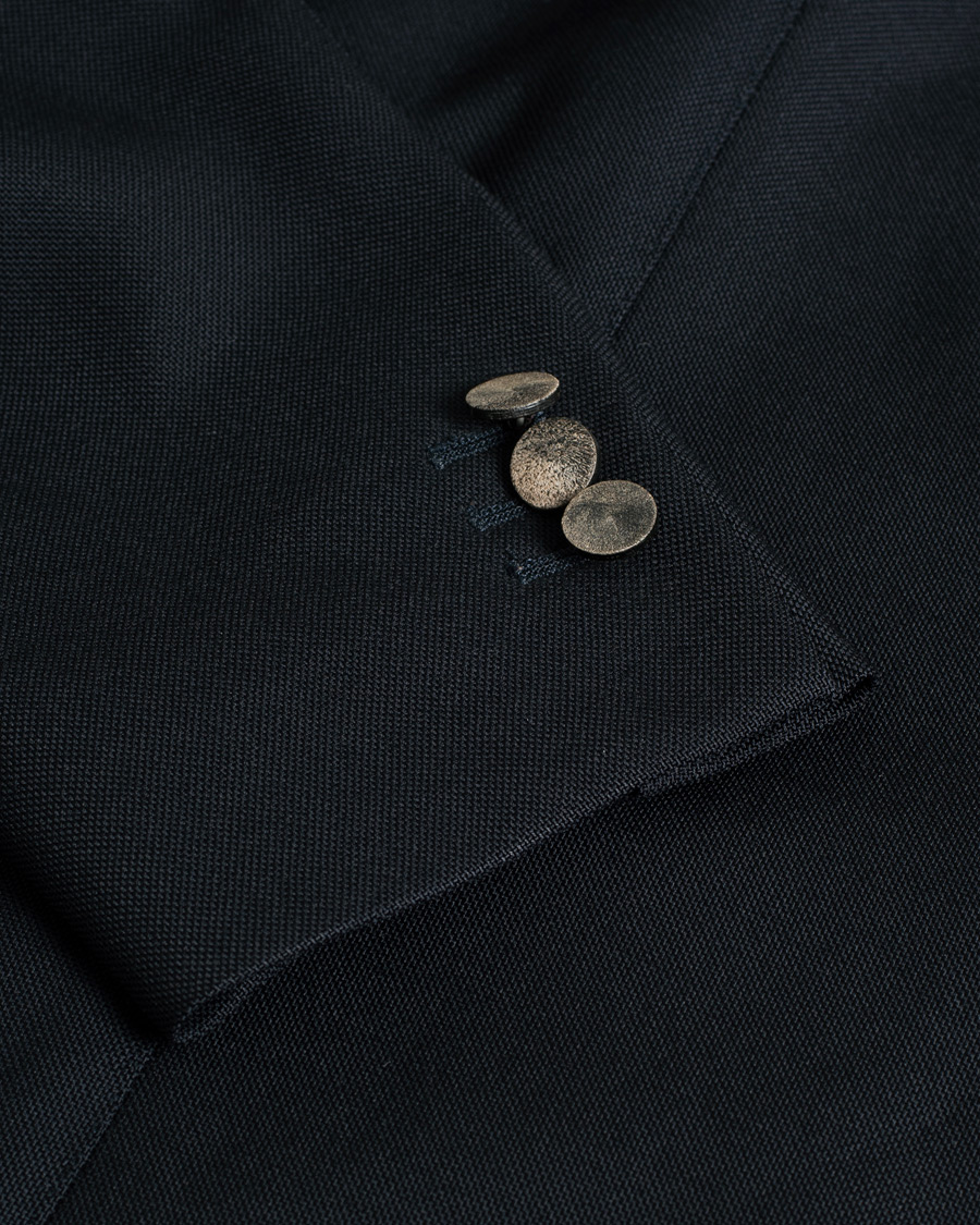 Herren | Sakkos | Pre-owned | Boglioli K Jacket Wool Hopsack Blazer Navy