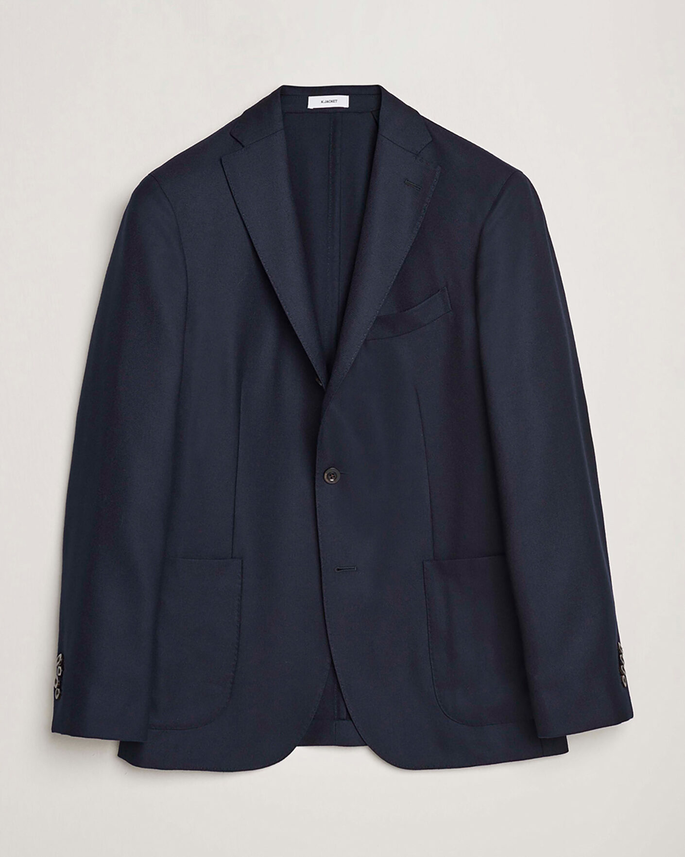 Herren | Pre-owned Sakkos | Pre-owned | Boglioli K Jacket Wool Hopsack Blazer Navy 50